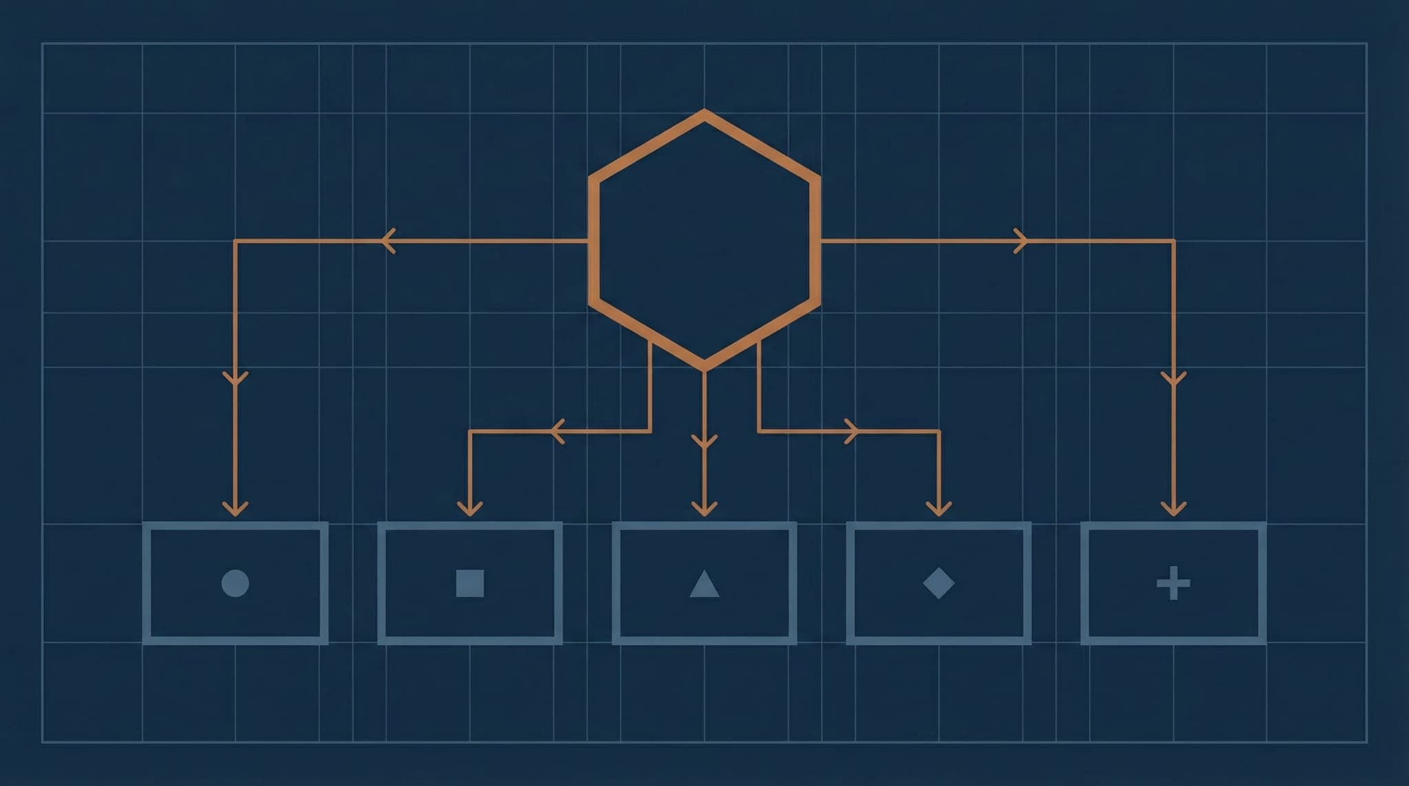 OpenClaw agent topology blueprint with hierarchical node design and data flow paths